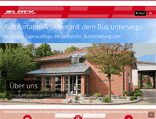 Tablet Screenshot of blockbusreisen.de